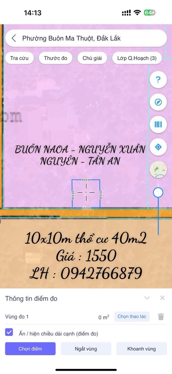 Đất thổ cư đường Nguyễn Xuân Nguyên, P Tân An, 100m² giá 1.55 tỷ - Tiềm năng phát triển cao!