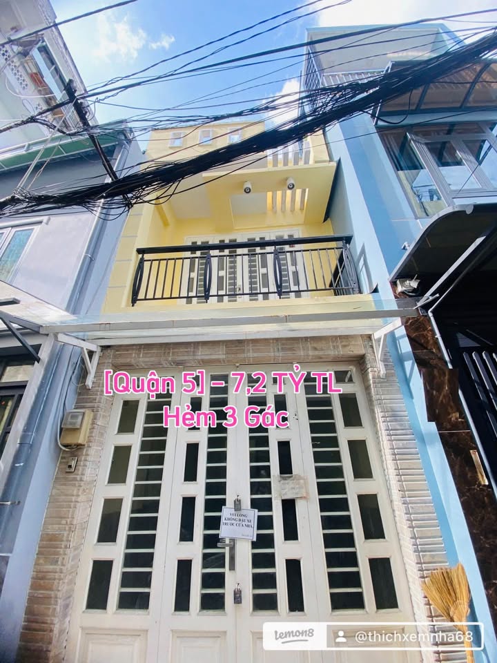 Nhà riêng Hẻm 3 Gác Trần Hưng Đạo, Quận 5 - 44m² giá 7.2 tỷ - Pháp lý rõ ràng!
