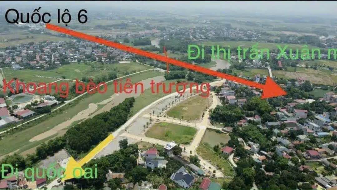 Đất nền 130m² mặt đường Quốc lộ 6 Xuân Mai chỉ 5.2 tỷ - Kinh doanh thuận lợi!