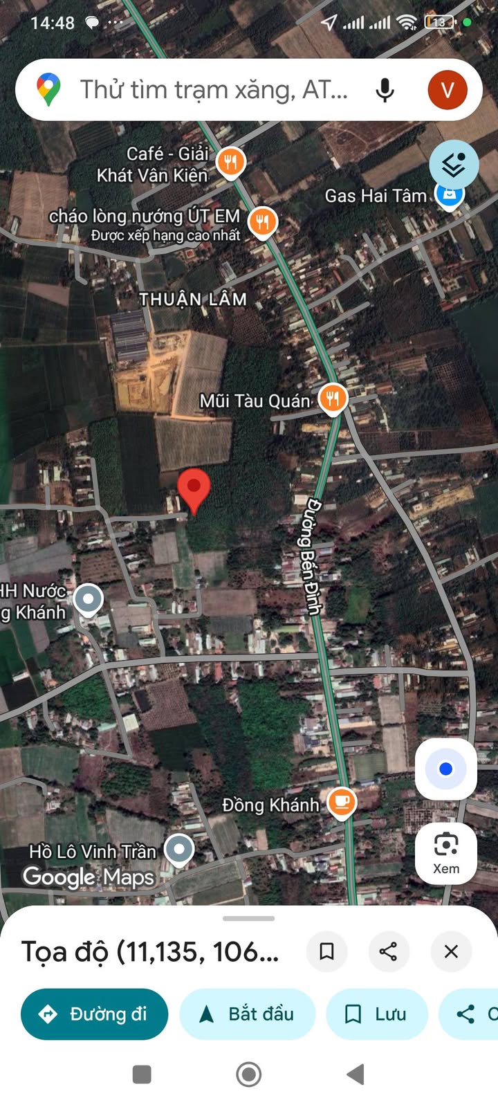 Đất nền 400m² xã Tiên Thuận Bến Cầu 700 triệu - Cơ hội đầu tư sinh lời hấp dẫn!