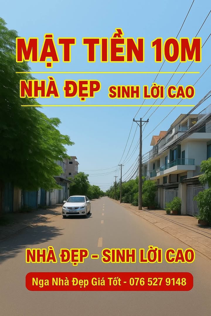 Nhà Đẹp Mặt Tiền 10m Hiệp Bình Phước 143m² giá 10 tỷ - Đầu Tư Sinh Lời!