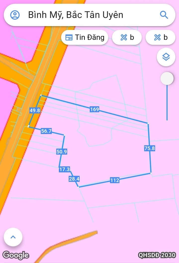 Đất bán mặt tiền đường ĐT 742, Bình Mỹ, Tân Uyên, 15.520m² giá 57.6 tỷ - Cơ hội đầu tư hấp dẫn!