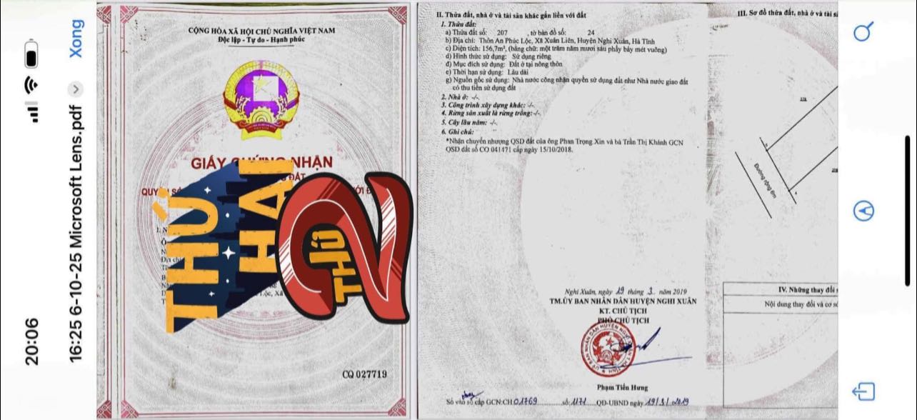 Đất ở Nghi Xuân 160m² - Cơ hội đầu tư cực hiếm tại Cường Thịnh!