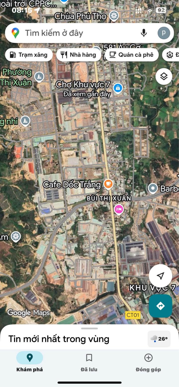 Bán nhà mặt tiền đường Âu Cơ, phường Bùi Thị Xuân, 424m² - Kinh doanh sầm uất, giá tốt!