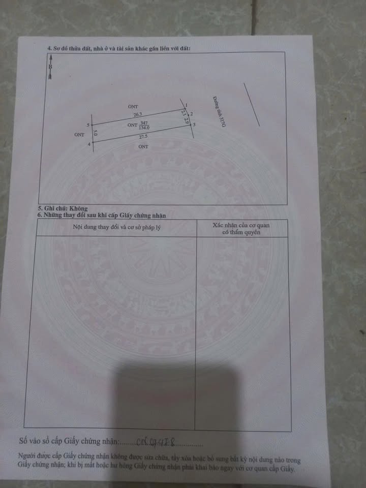 Đất thổ cư 134m² mặt đường HCM - Giá đầu tư chỉ 1 tỷ!