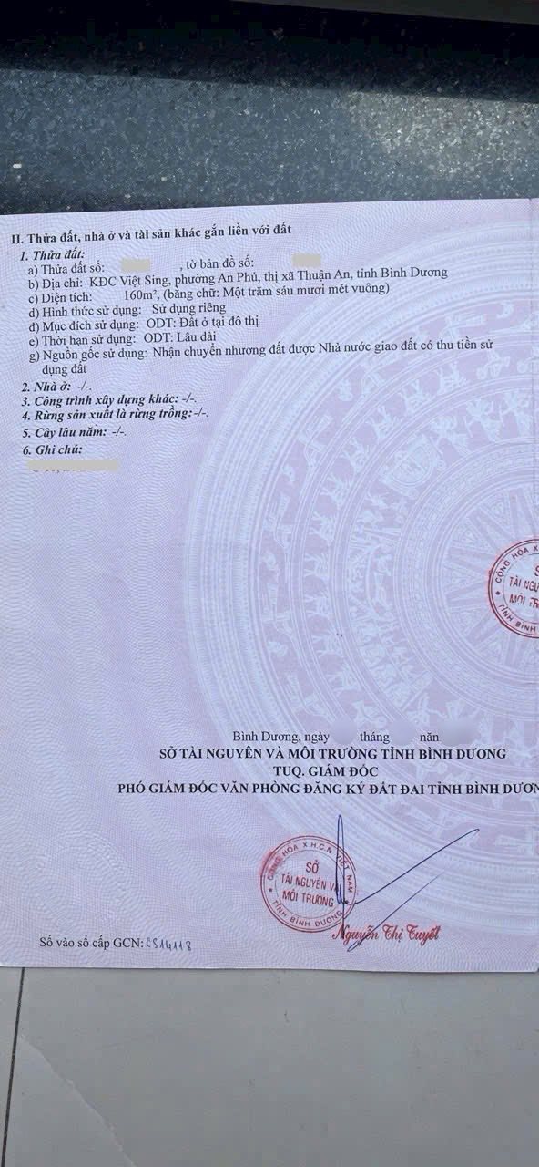 Dãy trọ KDC Viet Sing An Phú 160m² giá 5.5 tỷ - Cơ hội đầu tư tuyệt vời!