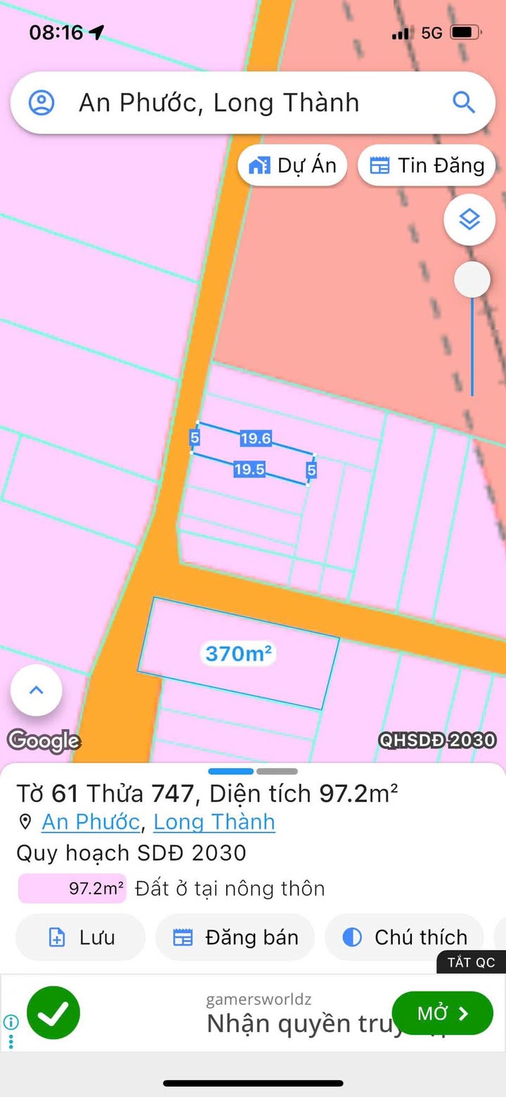 Đất nền xã An Phước, Long Thành 97m² giá 2.6 tỷ - Đầu tư sinh lời ngay!