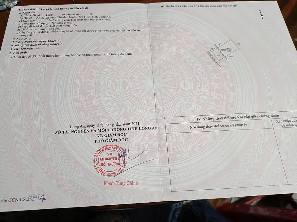 Đất nền Bình Thành, Đức Huệ, Long An 400m² giá 1.4 tỷ - Cơ hội đầu tư tuyệt vời!