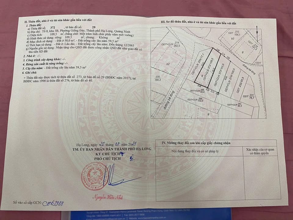 Đất chính chủ Hạ Long 117m² giá 2 tỷ - Tặng ngay 4 phòng nhà trọ!