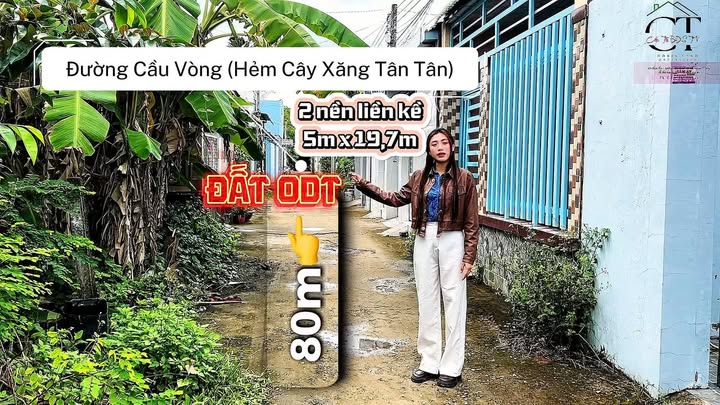 Đất nền Hẻm Cây xăng Tân Tân Trà Vinh 98m² giá 680 triệu - Cơ hội đầu tư sinh lời!