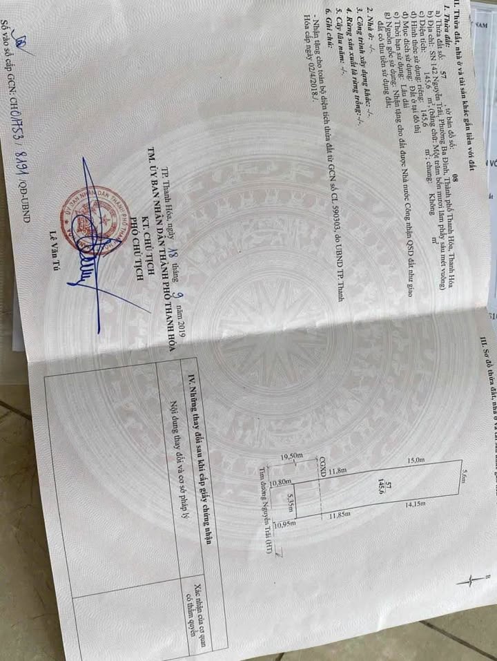 Đất Kinh Doanh 142 Nguyễn Trãi 130m² giá 24.7 tỷ - Cơ hội đầu tư tuyệt vời!