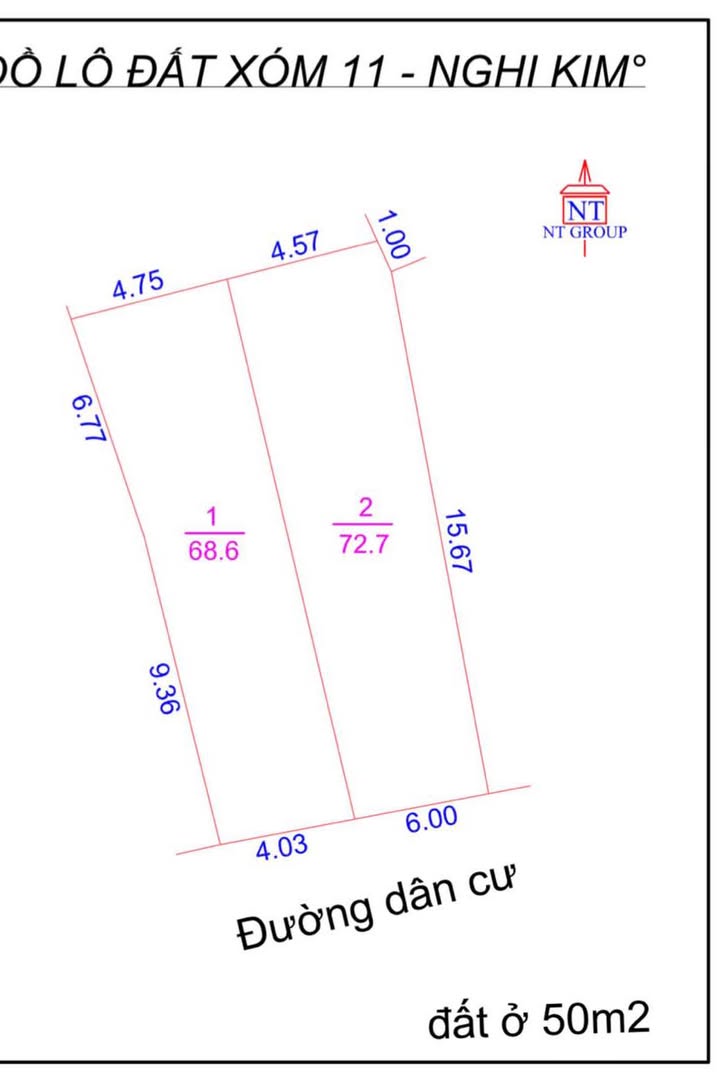 Đất nền Nghi Kim Vinh 70m² giá 1.5 tỷ - Đường rộng, vị trí đẹp!