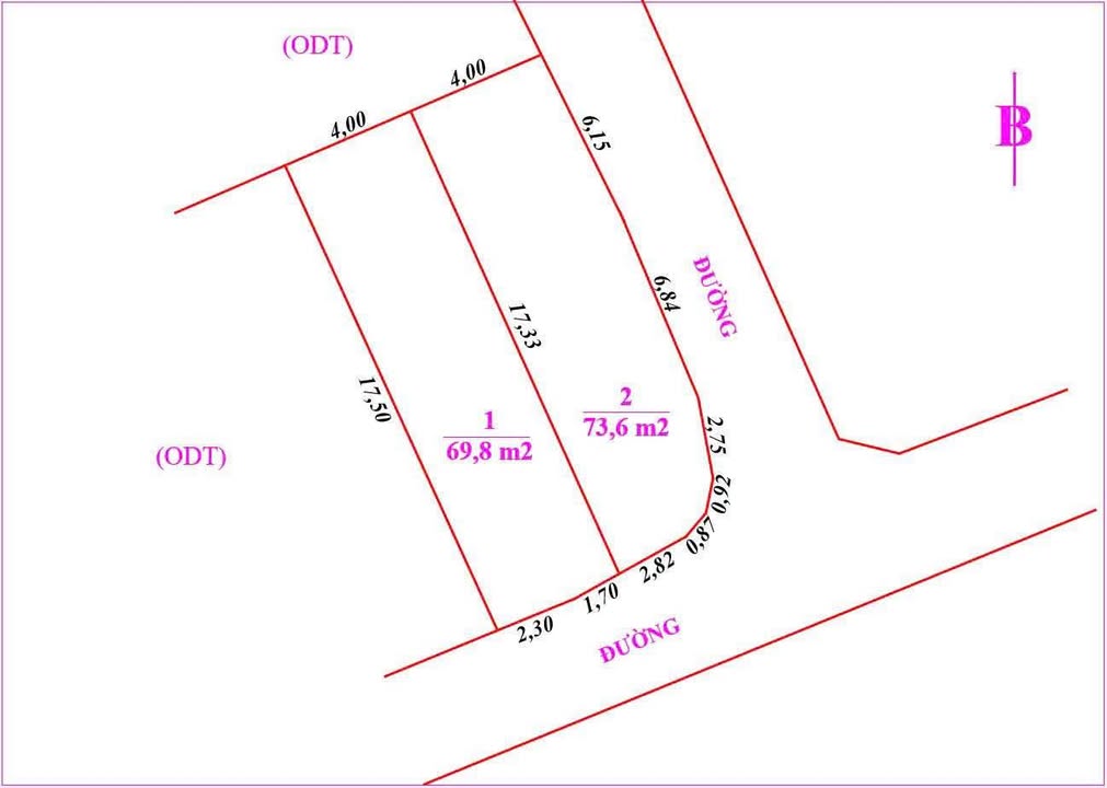 Đất nền xóm 6 Nghi Kim 69.8m² giá 1.47 tỷ - Đường ô tô tải vào thoải mái!