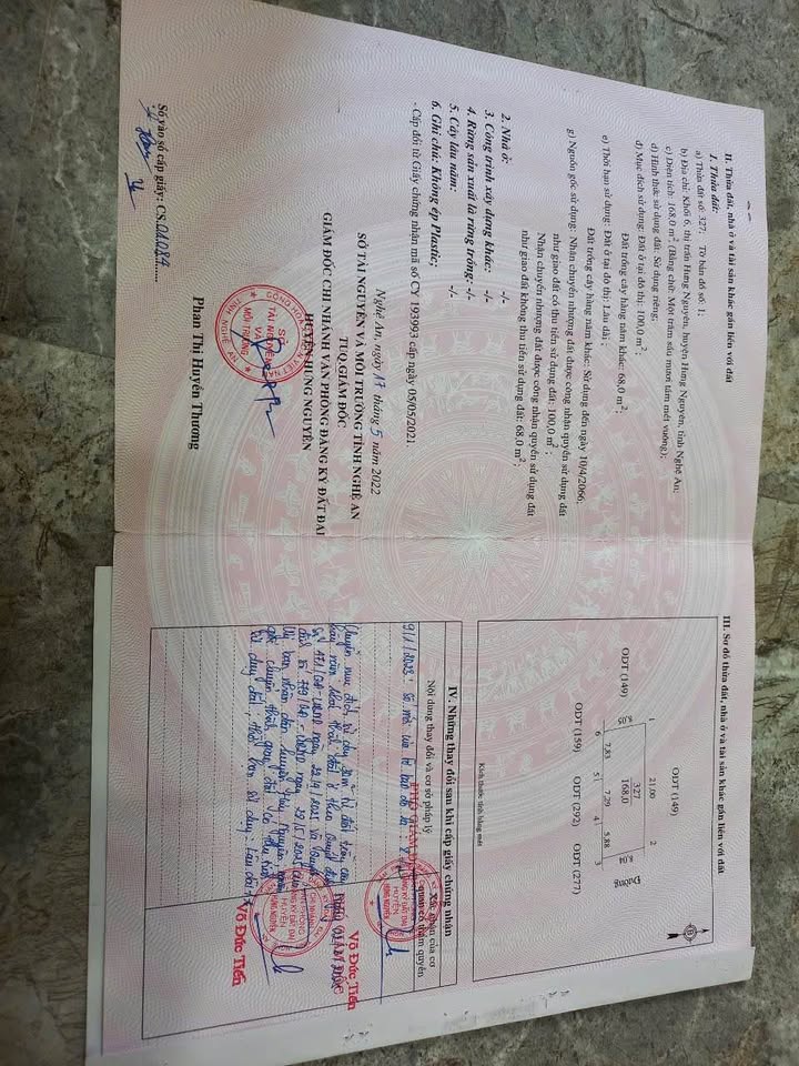 Đất nền Hưng Nguyên 168m² giá 6.468 tỷ - Tiềm năng phát triển vượt bậc!