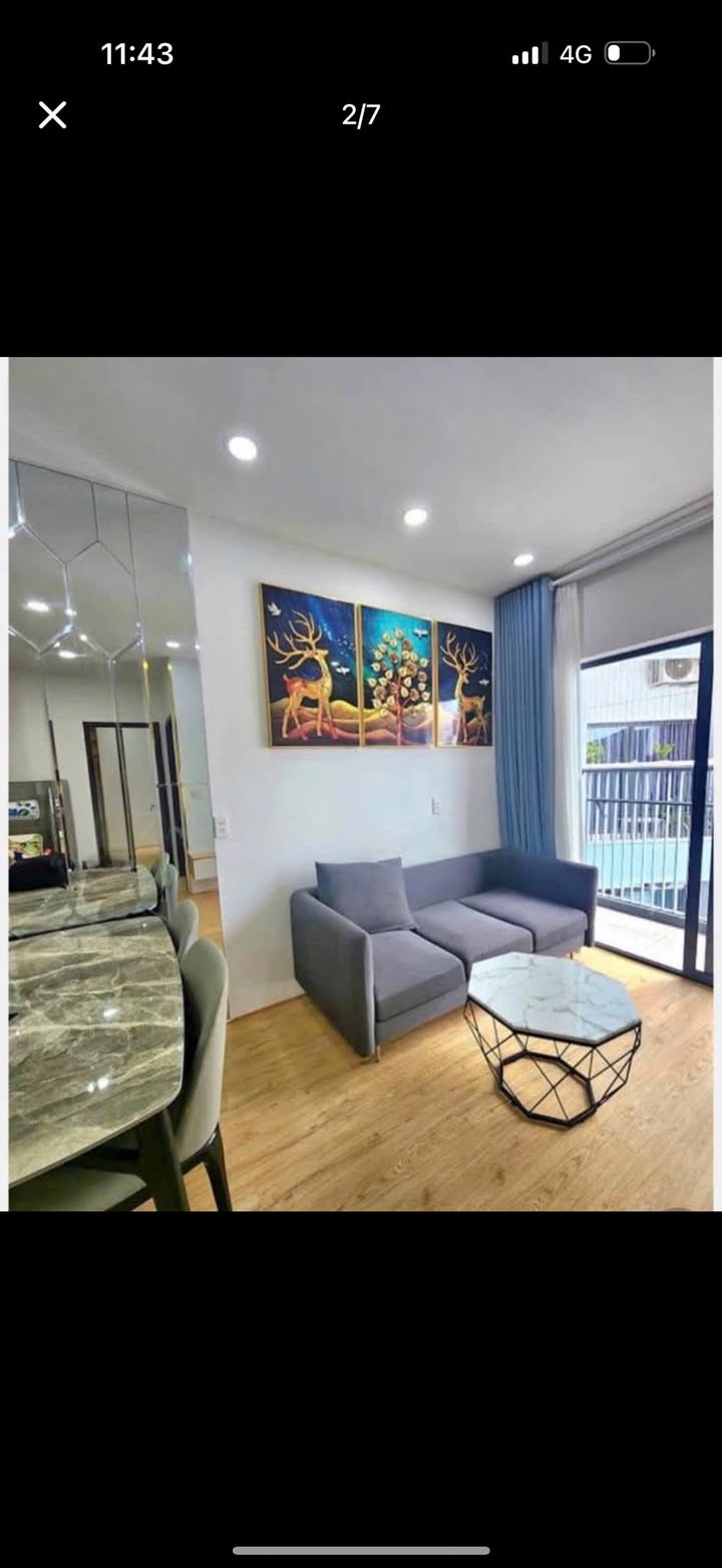 Căn hộ cho thuê tại PH Võ Thị Sáu, Nha Trang 64m² giá 7.5 triệu - Nội thất đầy đủ, vị trí thuận lợi!