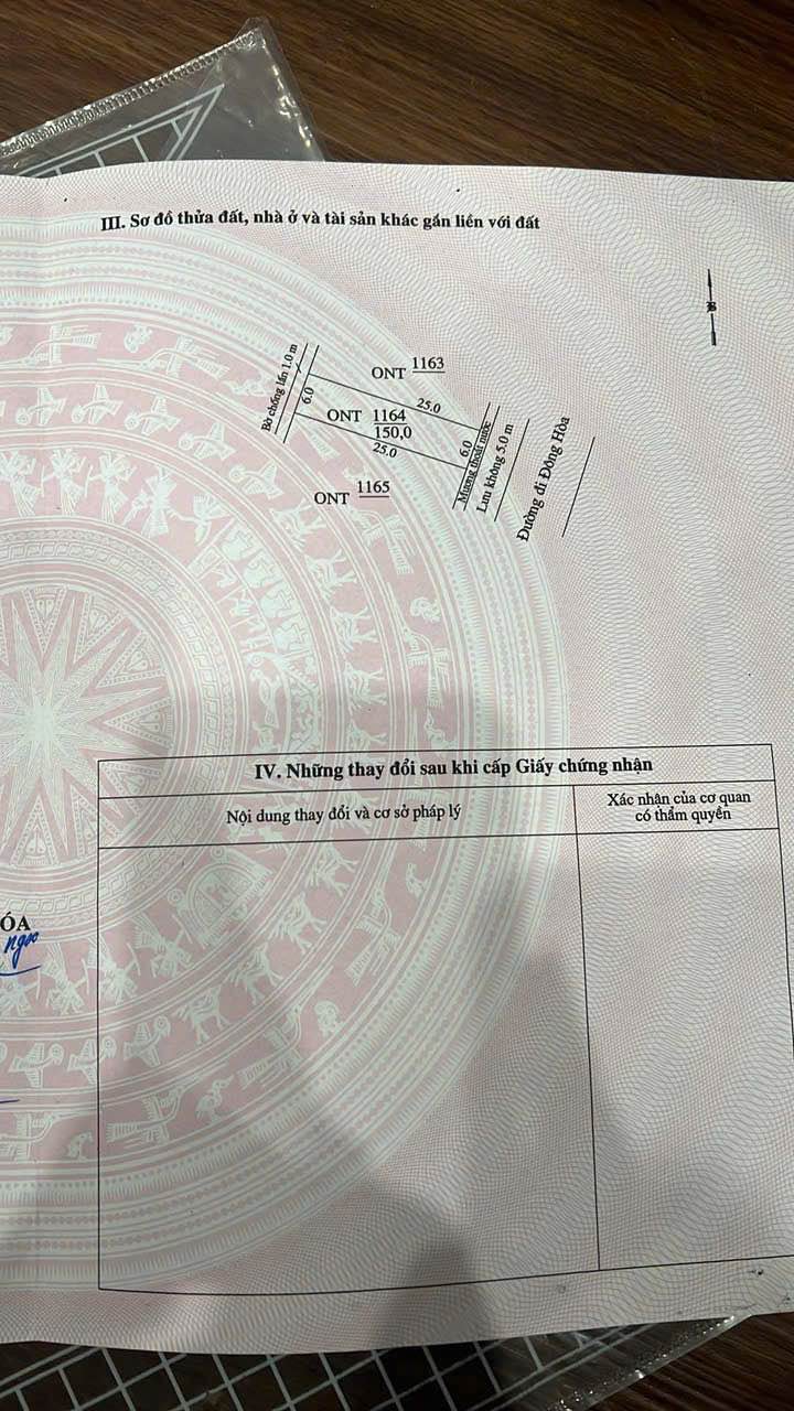 Đất nền Phường Đông Sơn, Thanh Hóa 150m² giá 1.5 tỷ - Mặt tiền 6m thuận lợi!