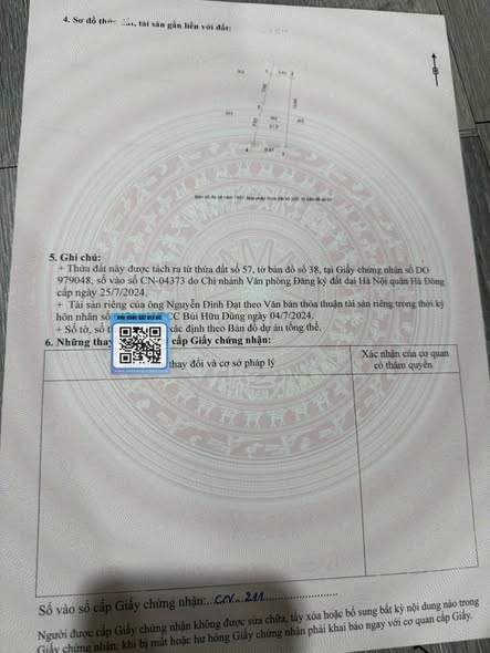 Đất thổ cư tại Đồng Mai 62m² giá thỏa thuận - Đường ô tô tránh, dân cư đông đúc!