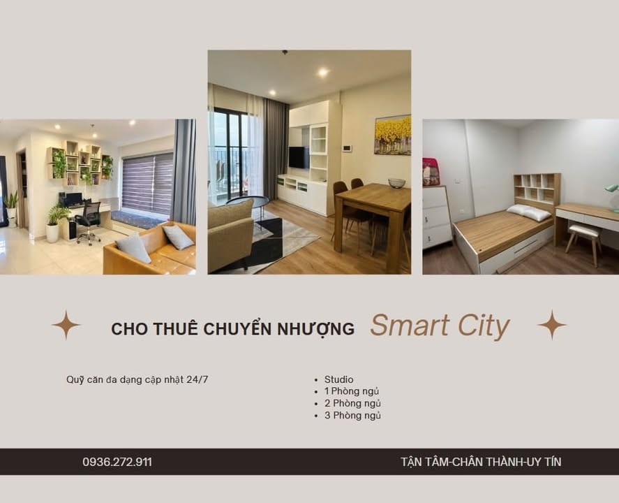 Căn hộ Vinhomes Smart City Tây Mỗ 43m² giá chỉ từ 6 triệu - Full nội thất đẹp!