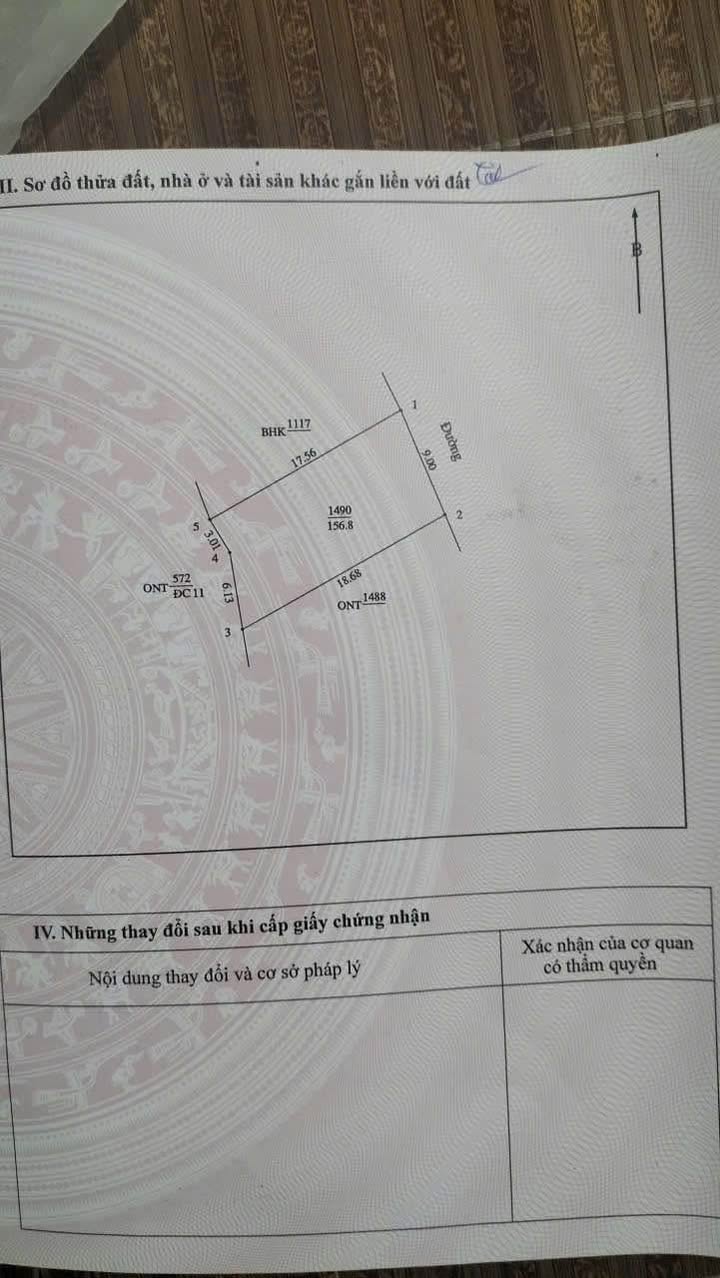 Bán lô đất 156,8m² tại xã Khánh Hợp, Nghi Lộc - Sổ đỏ chính chủ, giá chỉ 2 tỷ!