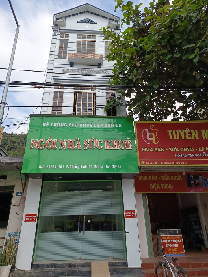 Cho thuê nhà 3 tầng mặt đường Quốc lộ 6 Sơn La - Kinh doanh sầm uất