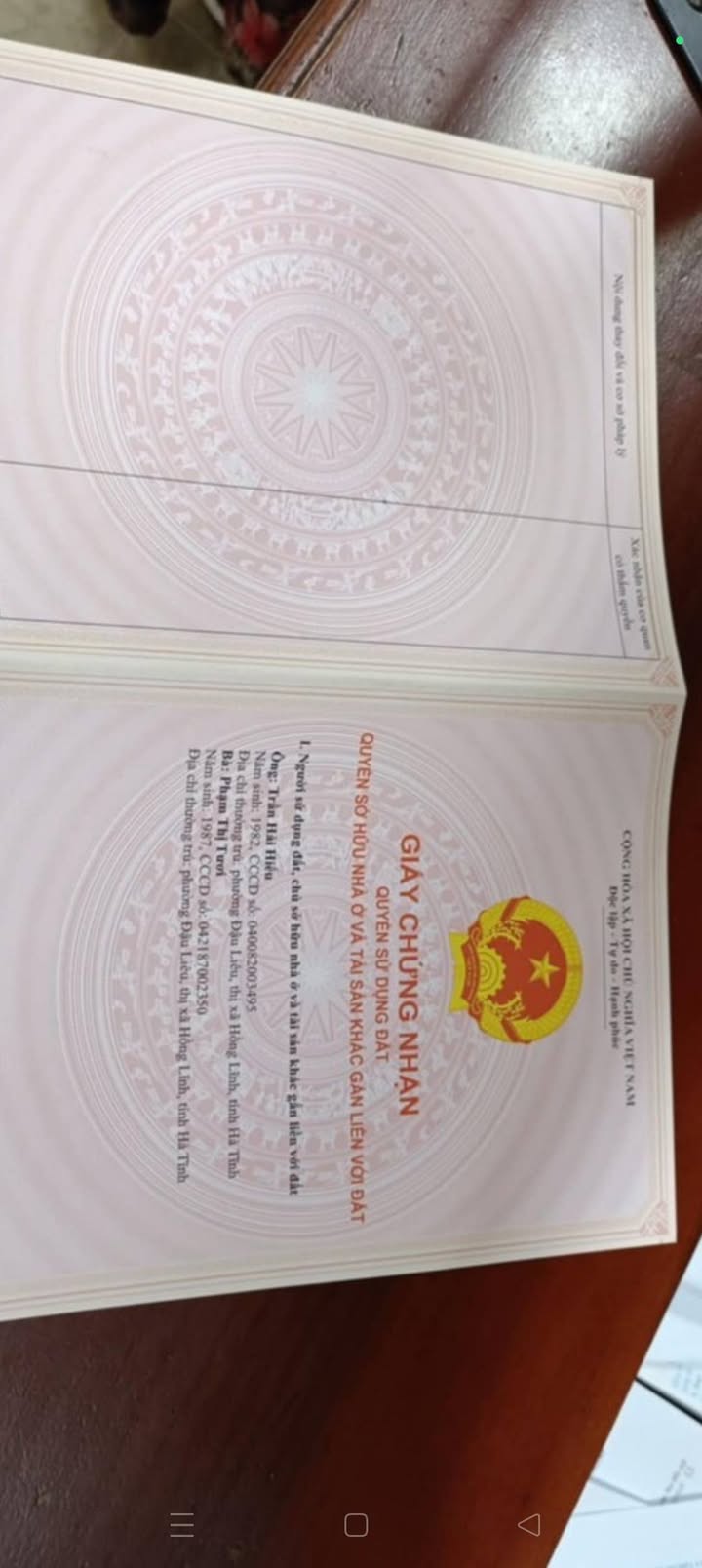 Đất chính chủ Đậu Liêu 134m² giá chỉ 1.7 tỷ - Đường rộng ô tô tránh nhau!