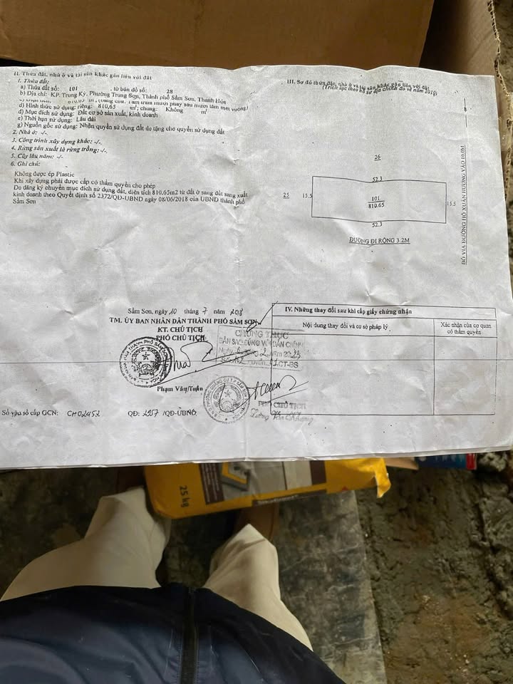 Đất vàng Sầm Sơn 810m² giá thỏa thuận - Cơ hội đầu tư đắt giá!