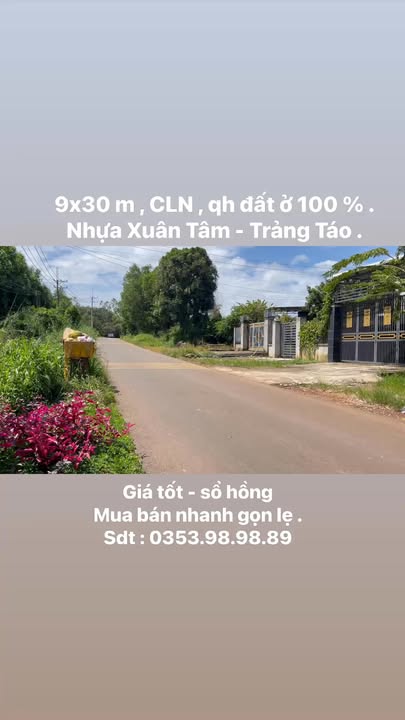 Đất nền 270m² xã Xuân Hoà, Đồng Nai giá 999 triệu - Sổ hồng chính chủ, vị trí đẹp!