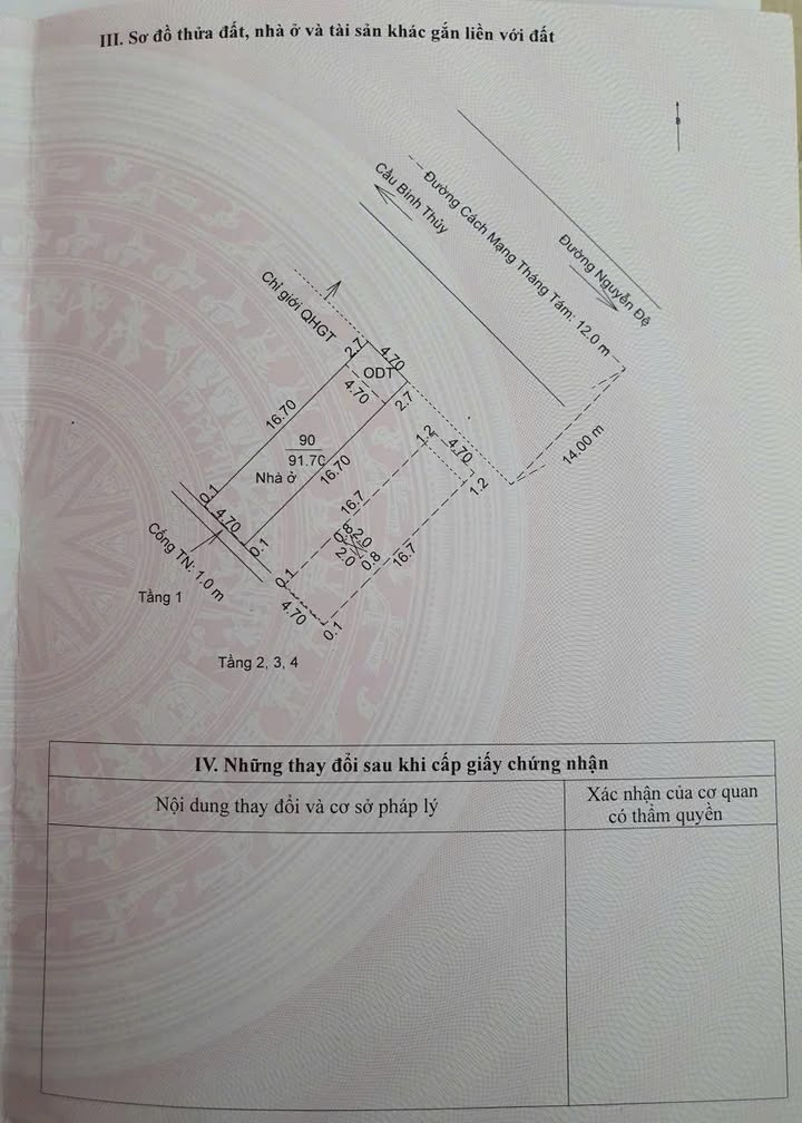 Nhà mặt tiền Cách Mạng Tháng 8, An Thới, 92m² giá 10.5 tỷ - Sổ hồng hoàn công!