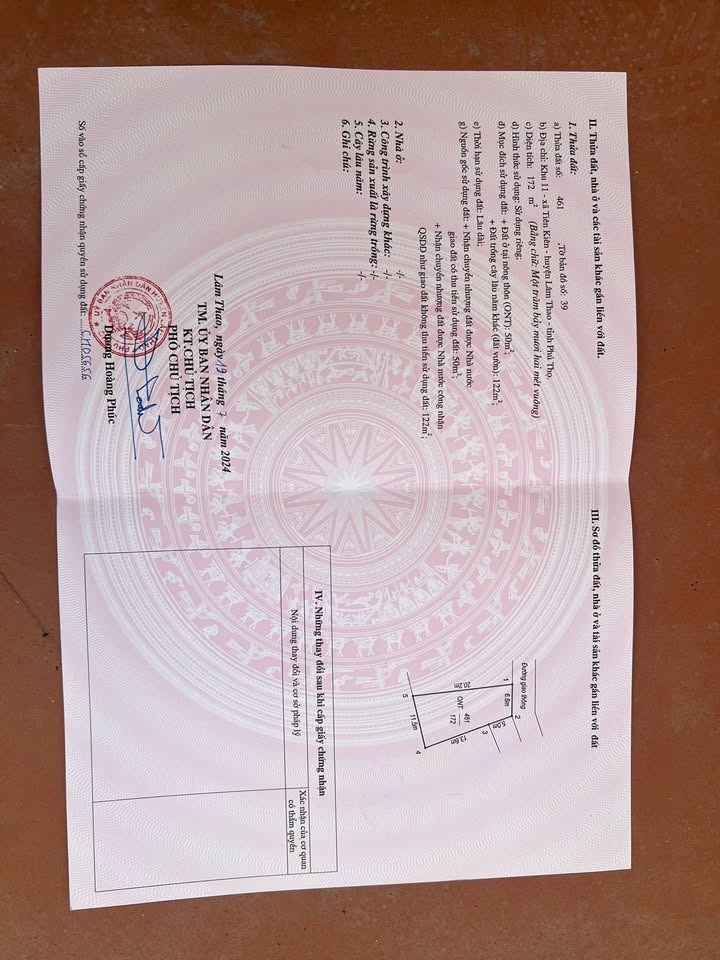 Đất nền Tiên Kiên, Việt Trì 172m² giá 400 triệu - Cơ hội đầu tư tuyệt vời!