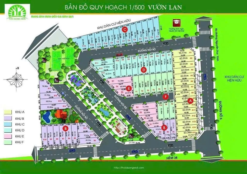 Bán đất Dự án Vườn Lan quận 9, 69m², giá 4.15 tỷ - Đường rộng 7m, xây dựng 4 tầng!