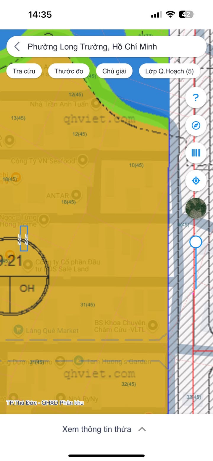 Đất dự án Tín Hưng Quận 9 diện tích 57.2m² giá 3.4 tỷ - Cơ hội đầu tư sinh lời!