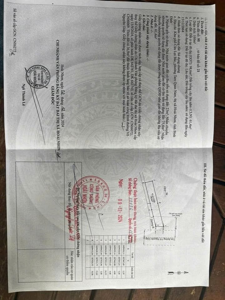 Đất nền mặt tiền đường 639, phường Hoài Hương, 160m² - Cơ hội kinh doanh tuyệt vời!