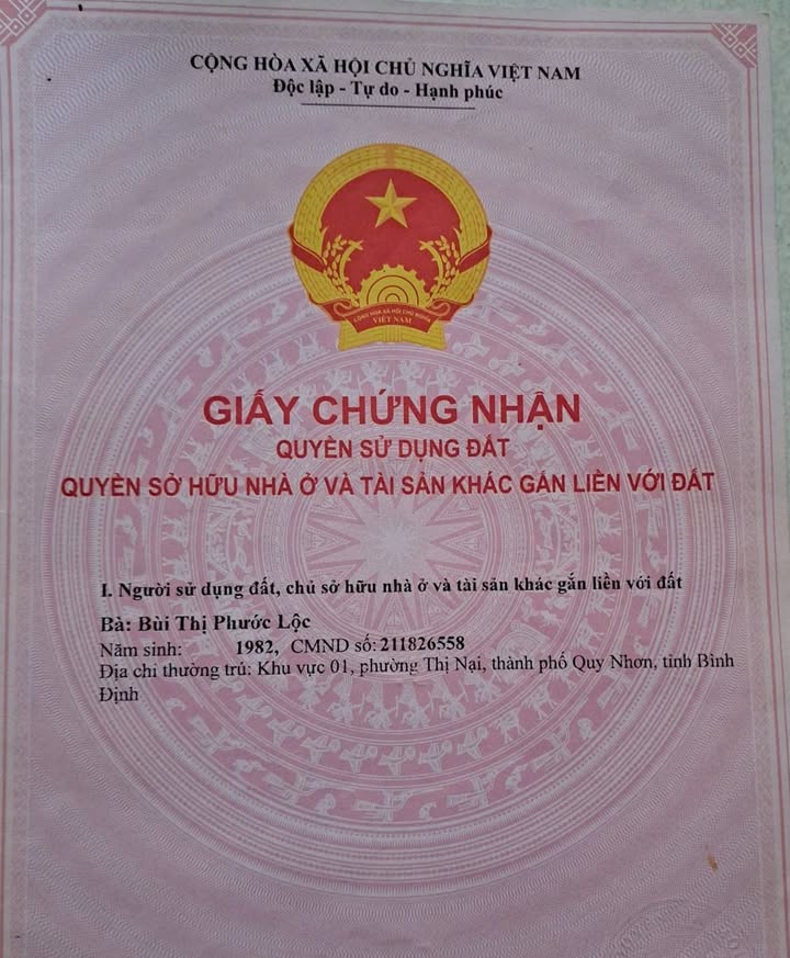 Đất chính chủ Phước Lộc, Tuy Phước 126m² giá 1.5 tỷ - Gần Quốc lộ 19!