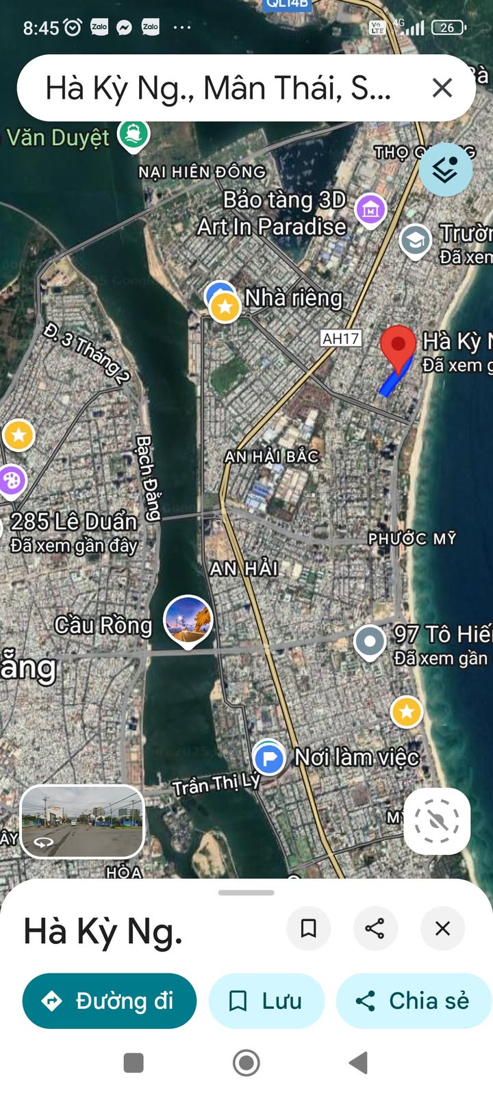 Đất mặt tiền Hà Kỳ Ngộ, Sơn Trà, 78.8m² giá 17 tỷ - Đầu tư sinh lời ngay!