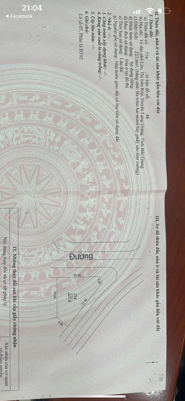 Townhouse góc Lê Lợi, Lạng Giang 327m² giá 4 tỷ - Đầu tư sinh lời ngay!