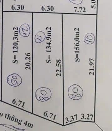 Đất nền Phú Lộc, Phù Ninh, 134.9m² giá chỉ 380 triệu - Cơ hội đầu tư tuyệt vời!