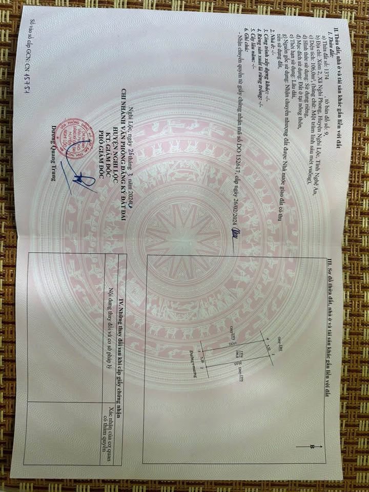 Đất nền khu phố 2 Nghi Phong 106m² giá 2.3 tỷ - Cơ hội đầu tư hiếm có!