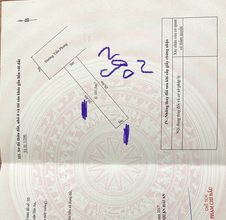 Đất lô góc mặt đường Tiền Phong, Đằng Hải 101m² giá 6.565 tỷ - Cơ hội đầu tư tuyệt vời!