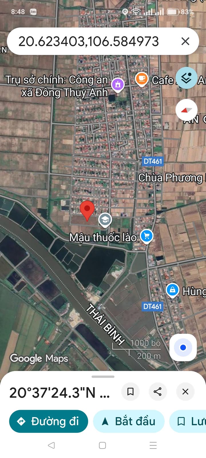 Đất đấu giá Thụy Tân 140m² giá tốt - Mặt tiền đường 4.6m