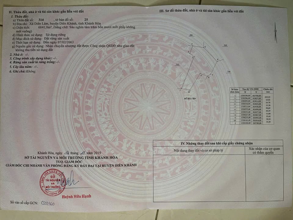 Đất Farm Diên Lâm 24000m² giá 6.48 tỷ - Cơ hội đầu tư lớn giá tốt!