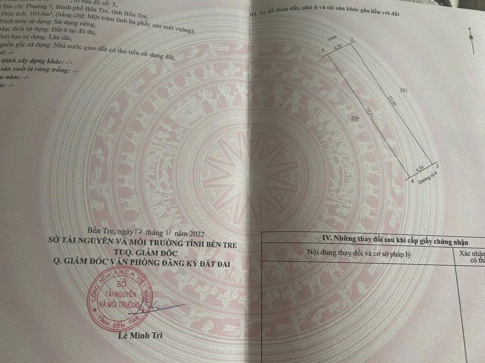 Đất nền liền kề Khu dân cư Sao Mai Vĩnh Long 207m² giá 4.6 tỷ - Cơ hội đầu tư hấp dẫn!