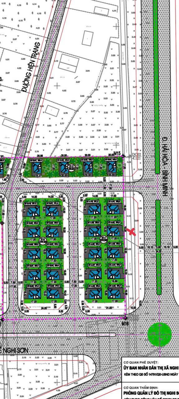 Bán lô đất mặt bằng Trung Chính Nghi Sơn 306m² - Pháp lý rõ ràng, vị trí kinh doanh thuận lợi!