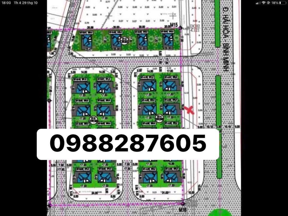 Đất biệt thự Nghi Sơn 306m² mặt tiền 18m - Cơ hội đầu tư vàng!