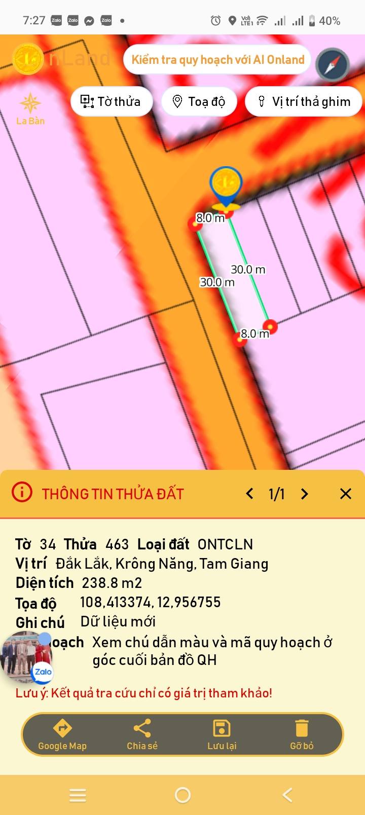 Đất nền 2 mặt tiền xã Tam Giang 240m² giá chỉ 2.43 tỷ - Cơ hội đầu tư hấp dẫn!