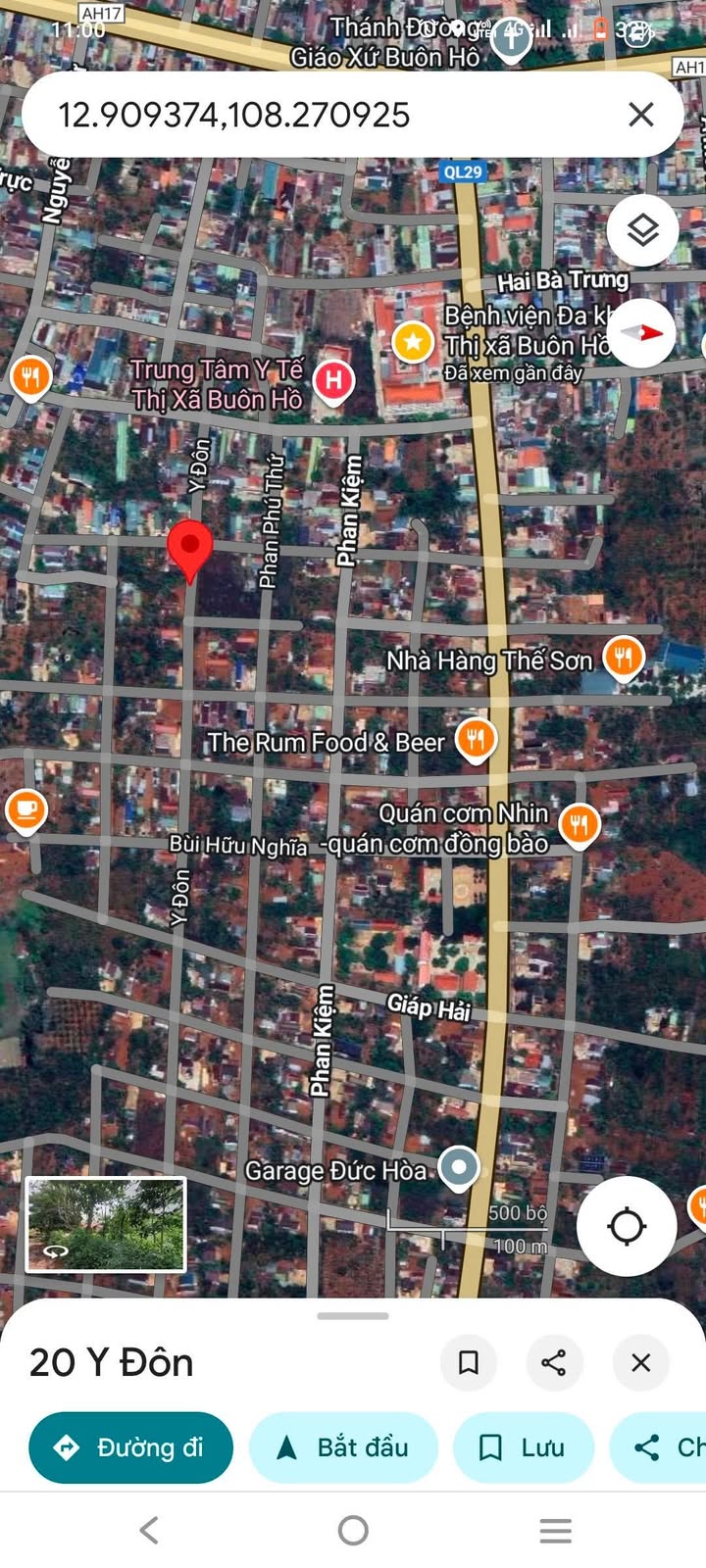 Đất chính chủ Buôn Hồ 300m² giá 2.5 tỷ - Mặt tiền đầu đường Phạm Phú Thứ!