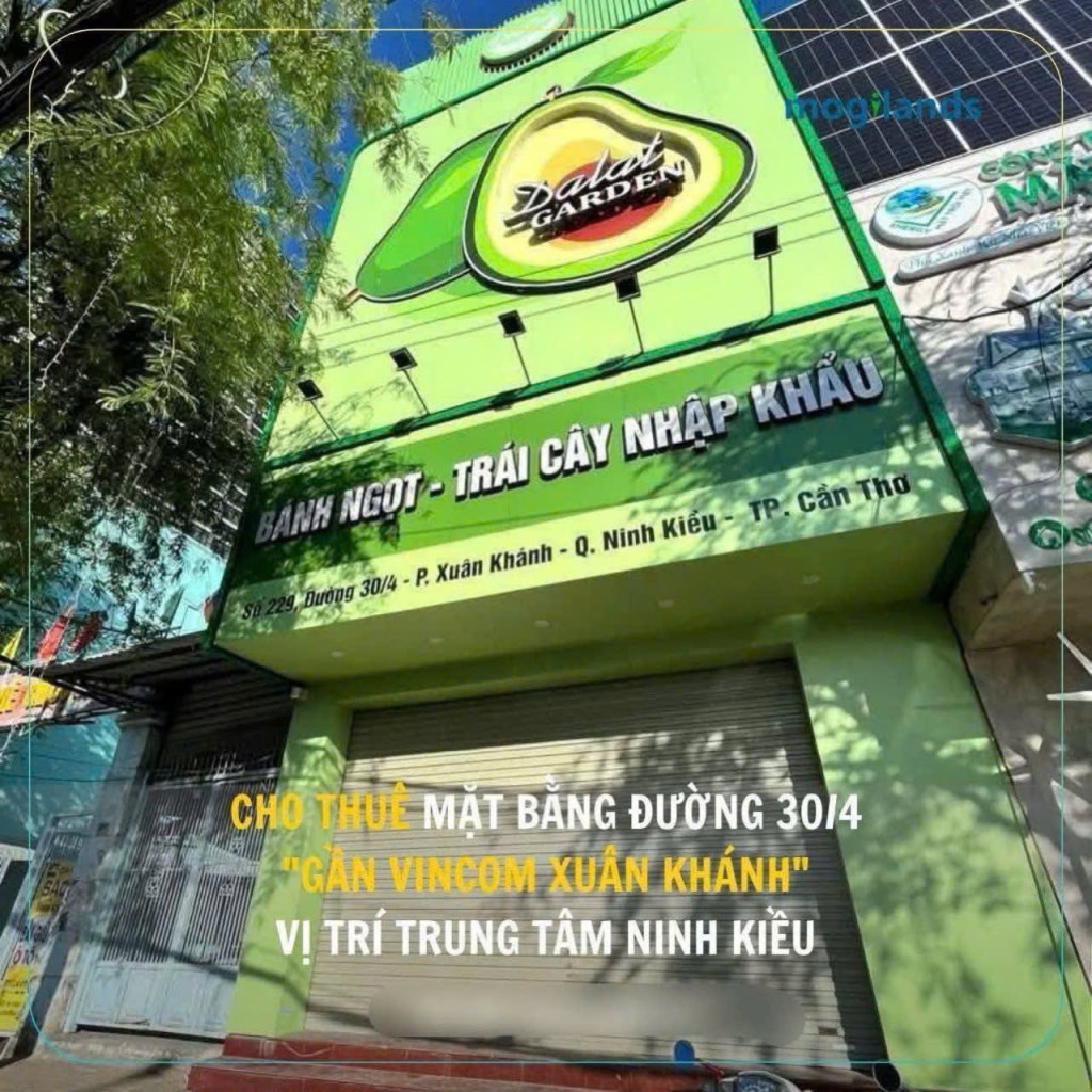 Cho thuê mặt bằng kinh doanh đường 30/4 Xuân Khánh 105m² - Vị trí đắc địa, sẵn sàng hoạt động!