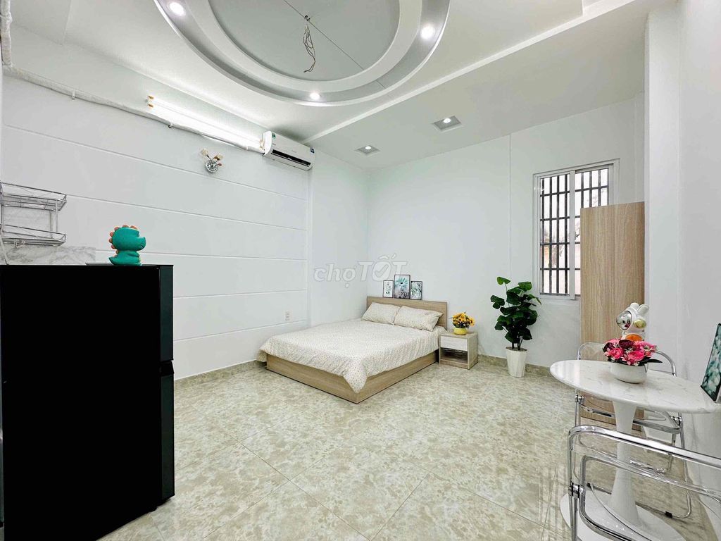 Căn hộ dịch vụ Q6 26m² giá 4.8 triệu - Full nội thất, tự do ra vào!