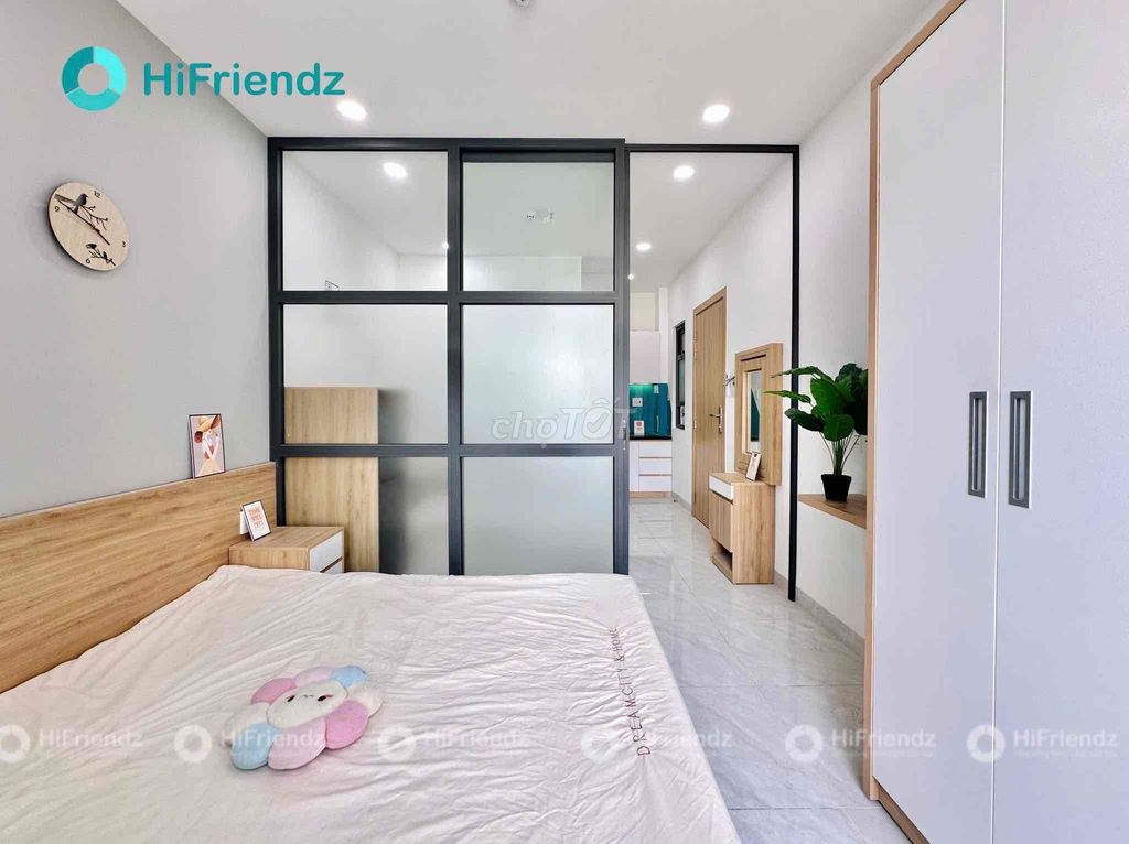 Căn hộ 1 phòng ngủ ban công Hồ Đắc Di 45m² giá 6.5 triệu - Full nội thất mới!