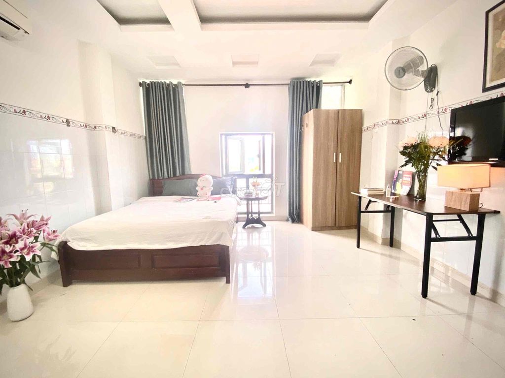 Phòng cho thuê 30m² tại Chu Văn An, Bình Thạnh - Full nội thất, giá 6.1 triệu