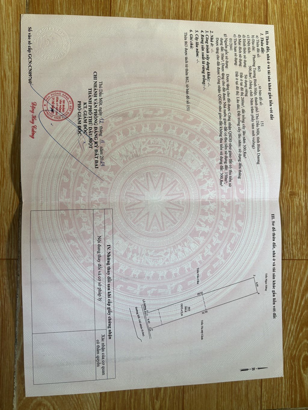 Bán đất nền 500,8 m² mặt tiền đường ĐX142 TP. Thủ Dầu Một - Tiềm năng khai thác đa dạng!